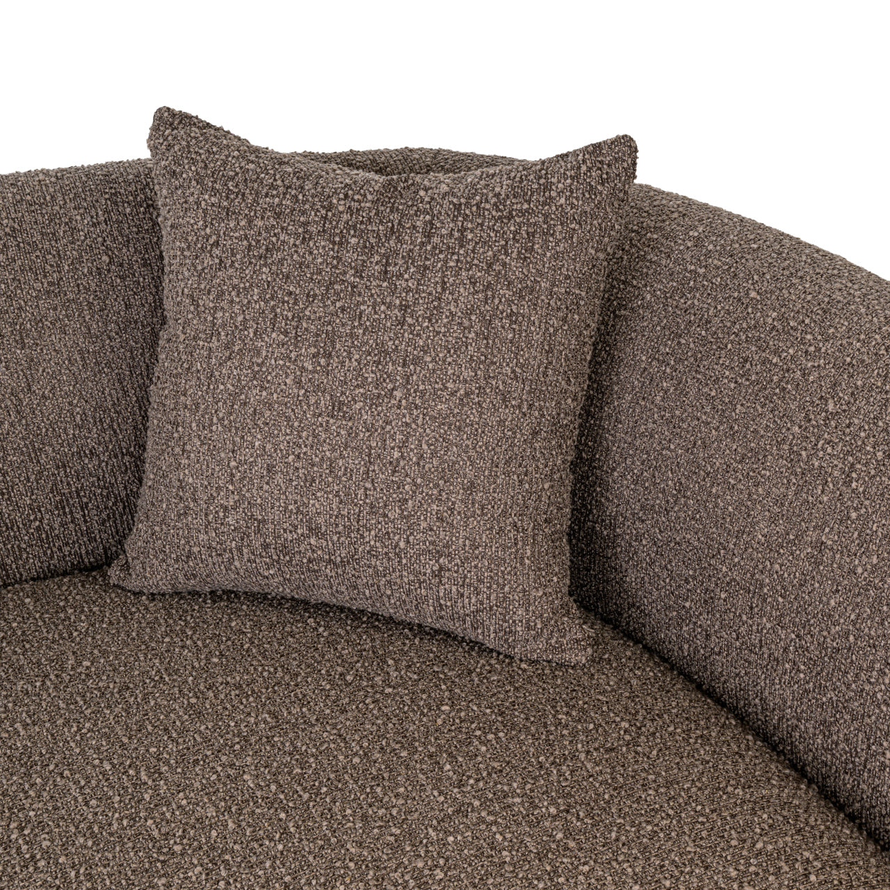 Hoekbank Pandora - Brown chunky - Lounge rechts