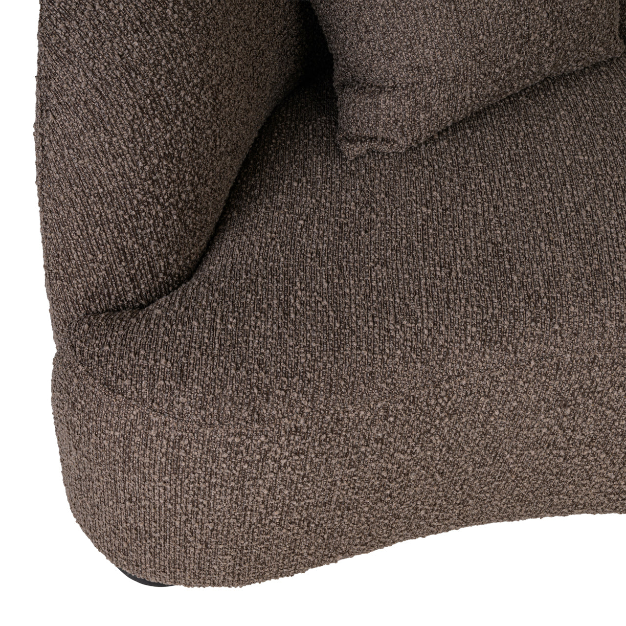 Hoekbank Pandora - Brown chunky - Lounge rechts