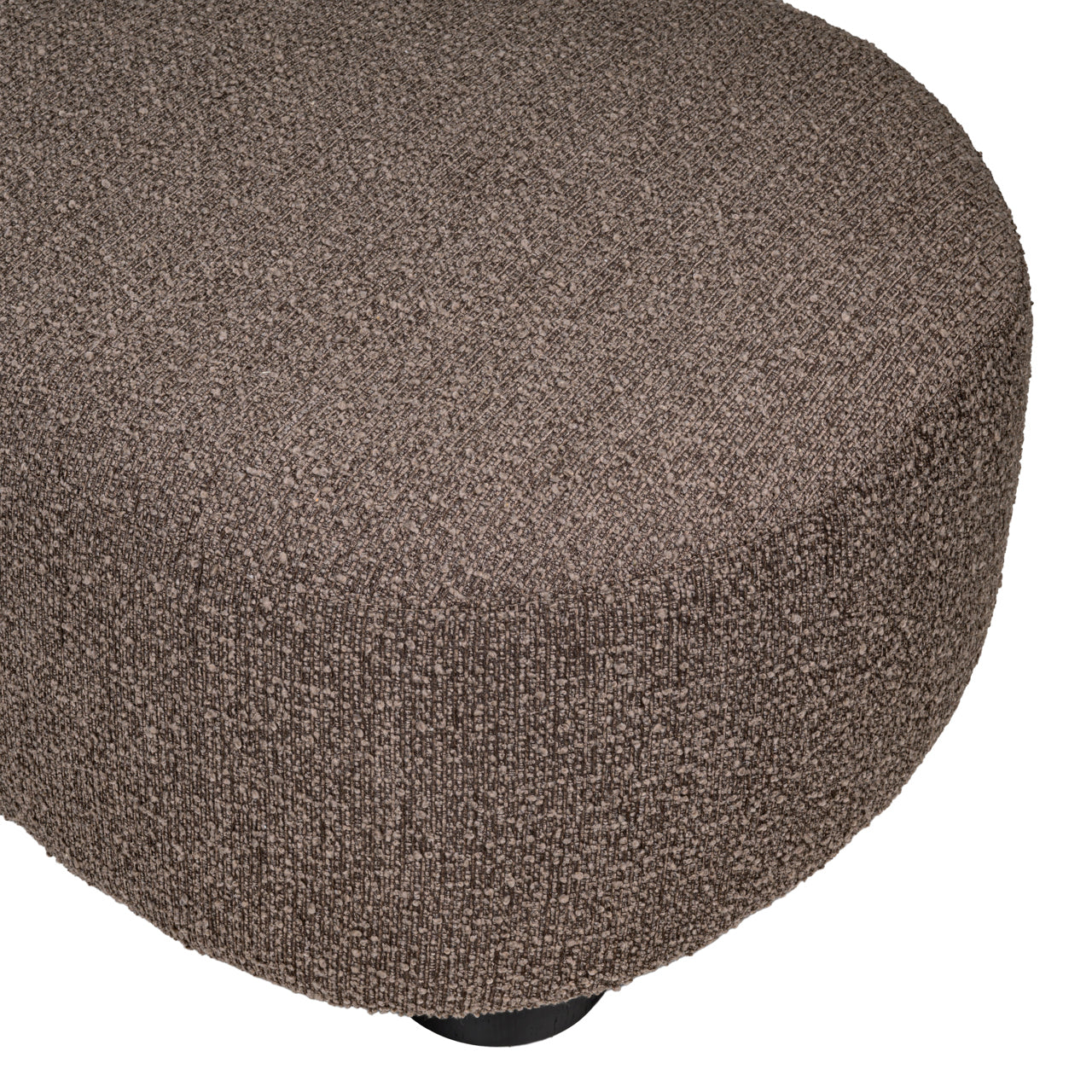 Hoekbank Pandora - Brown chunky - Lounge rechts