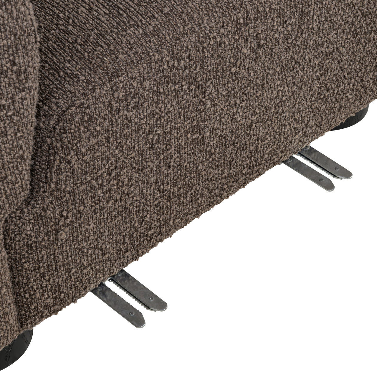 Hoekbank Pandora - Brown chunky - Lounge rechts