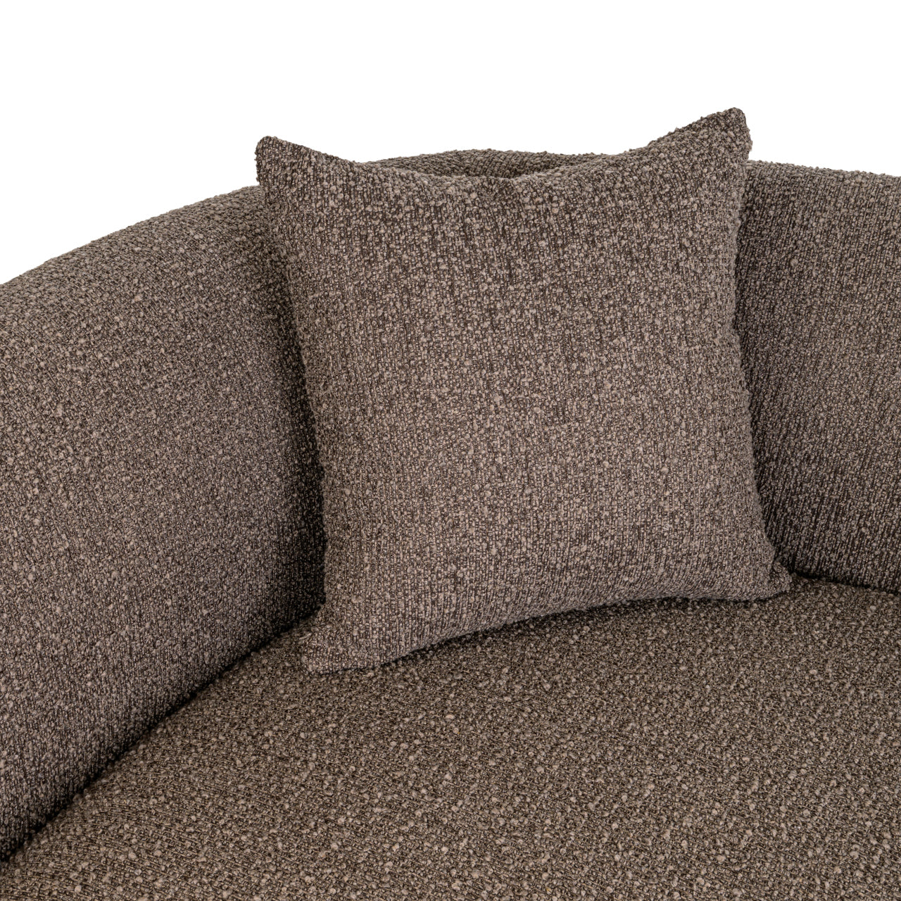 Hoekbank Pandora - Brown chunky - Lounge links