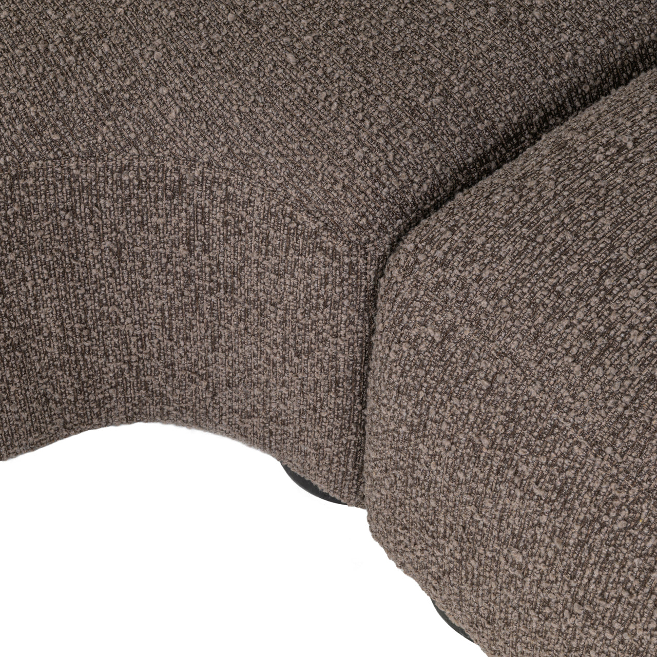 Hoekbank Pandora - Brown chunky - Lounge links