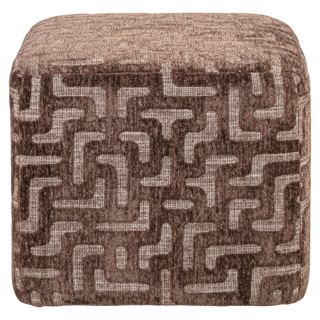 Poef Ciela - Brown labyrinth