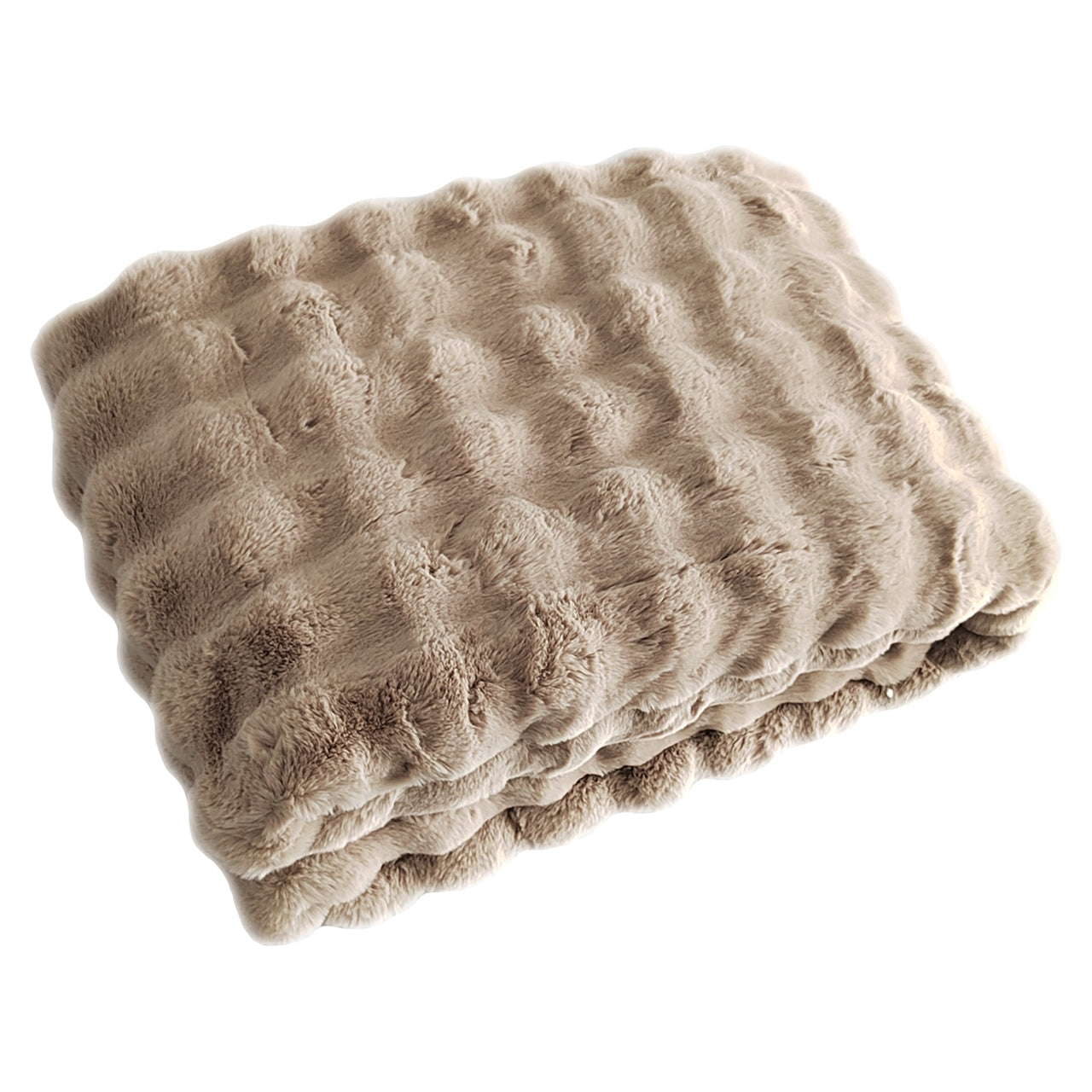 Plaid Nordic Plush - 150x200 - Beige