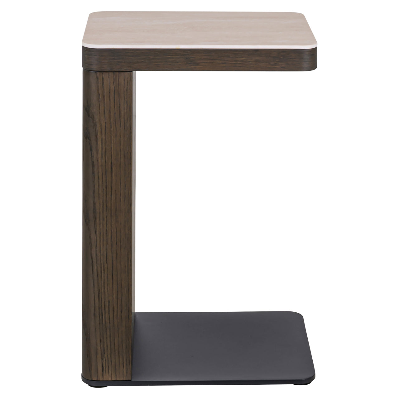 Bijzettafel Nando - Bruin eiken