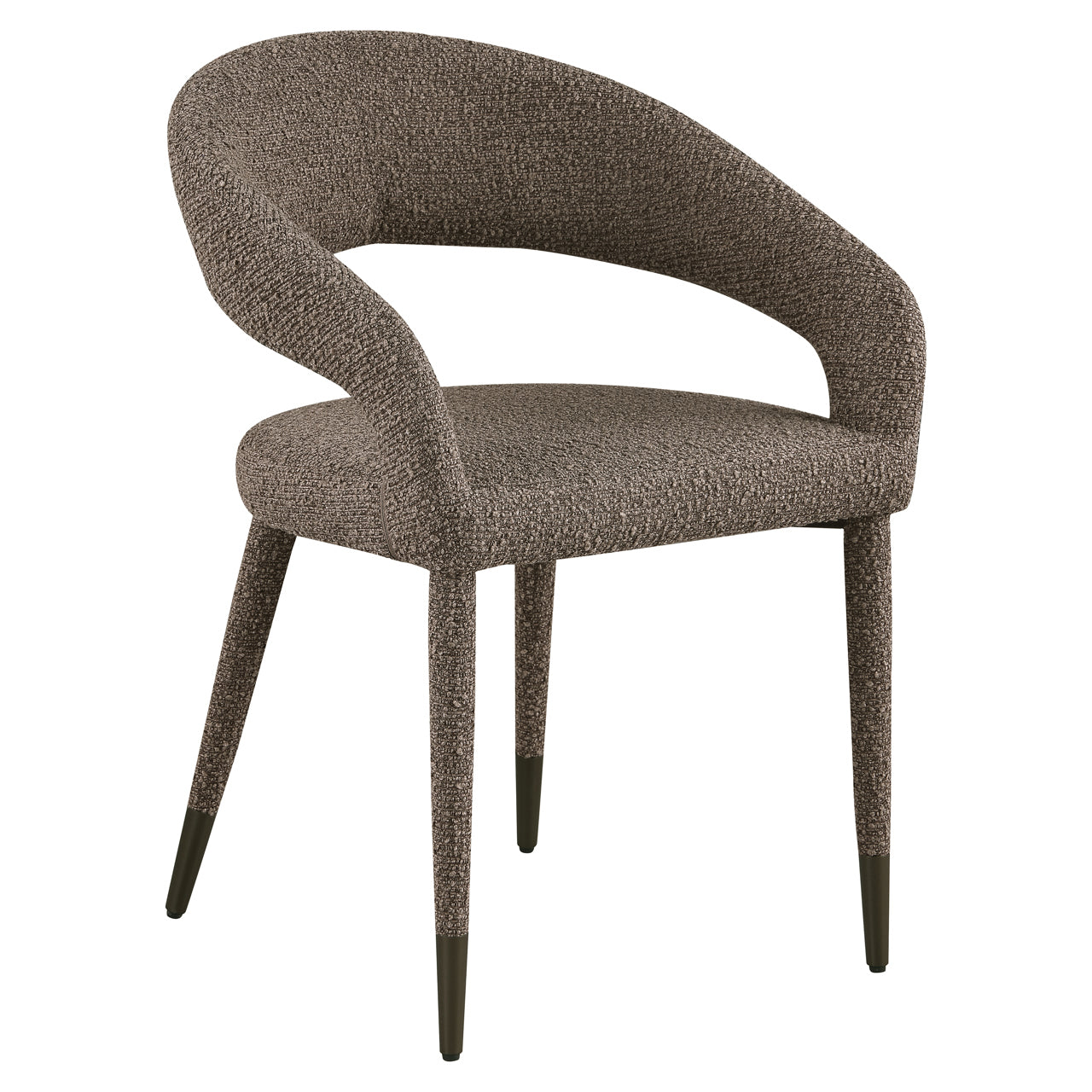 Eetkamerstoel Gia - Brown chunky