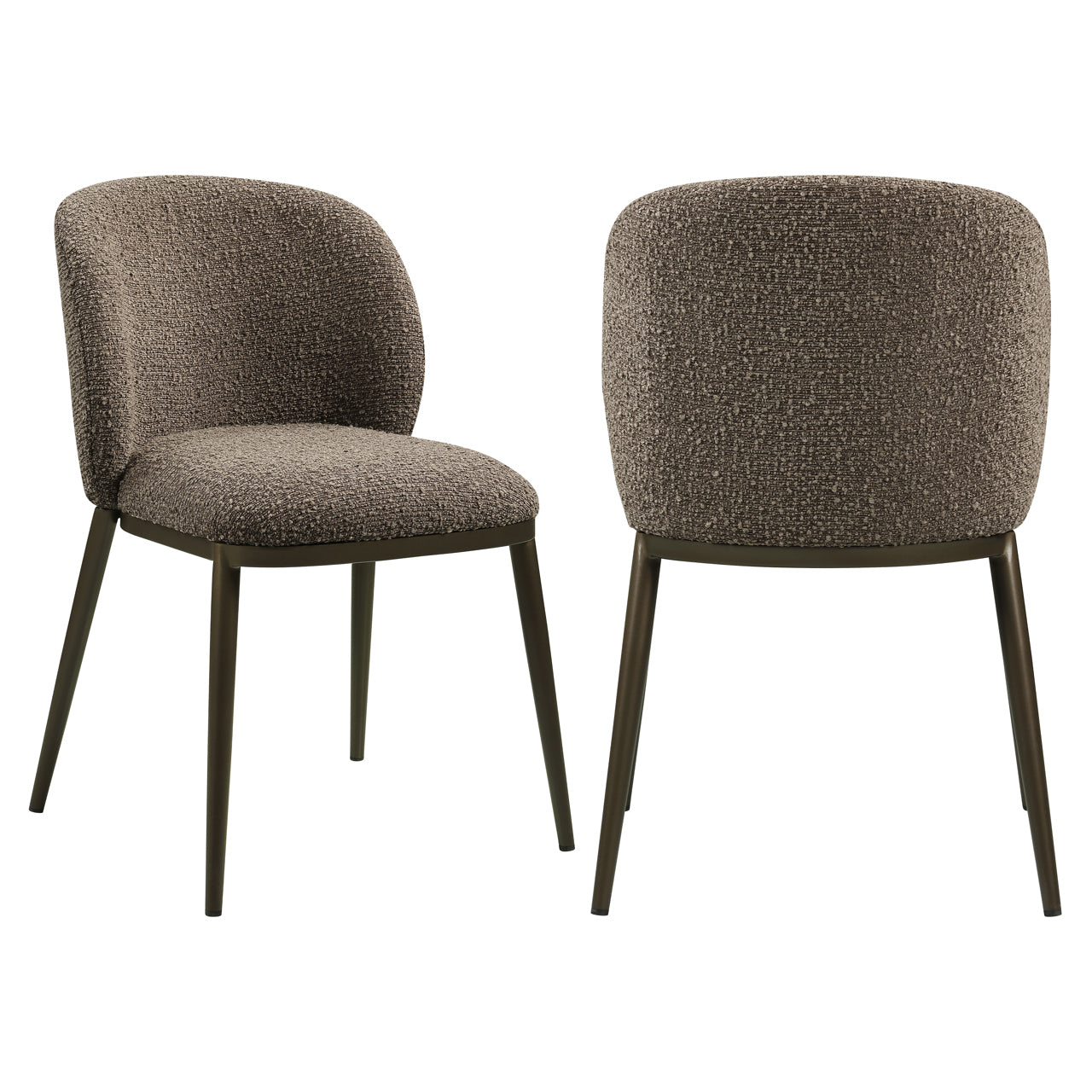 Eetkamerstoel Gandy - Brown chunky