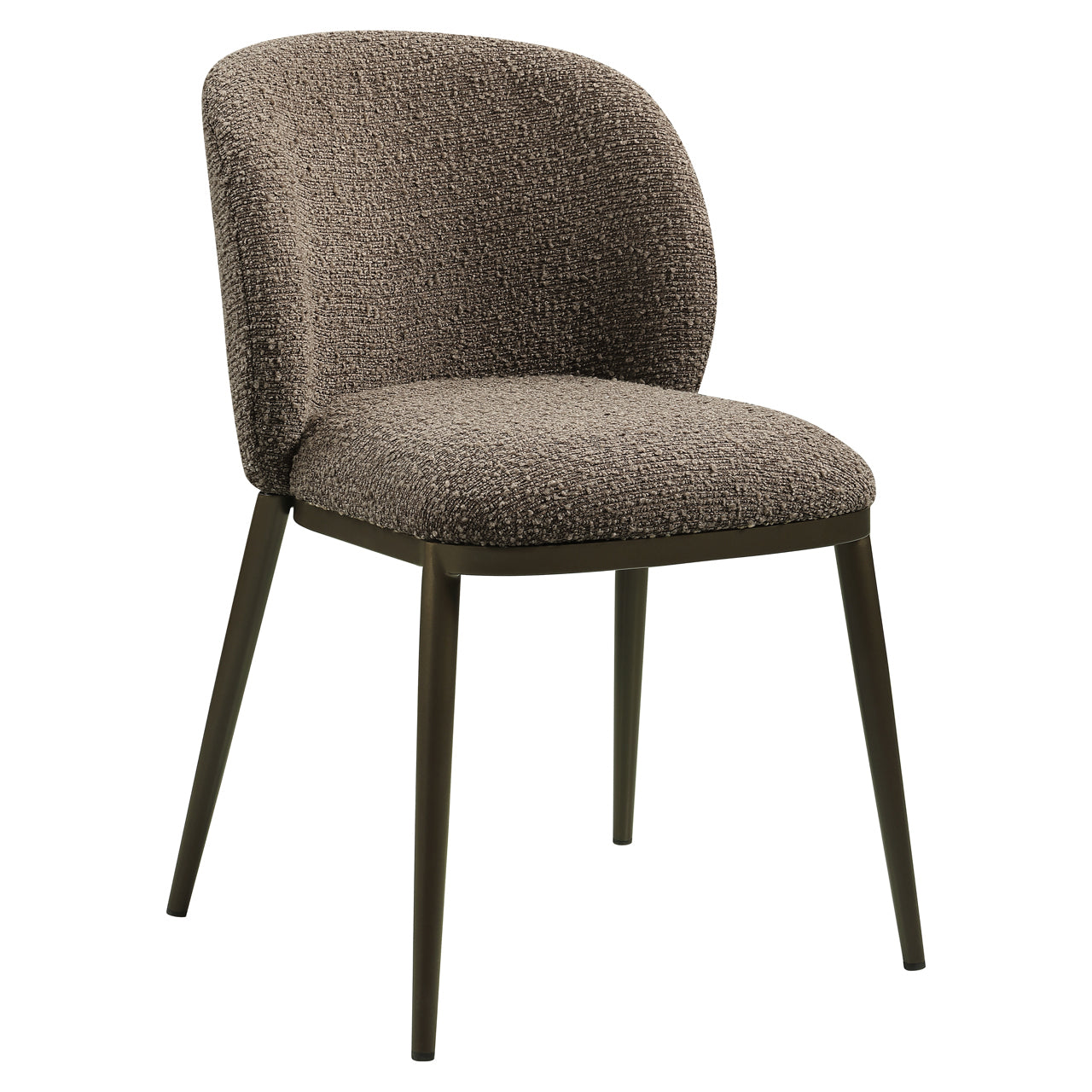 Eetkamerstoel Gandy - Brown chunky