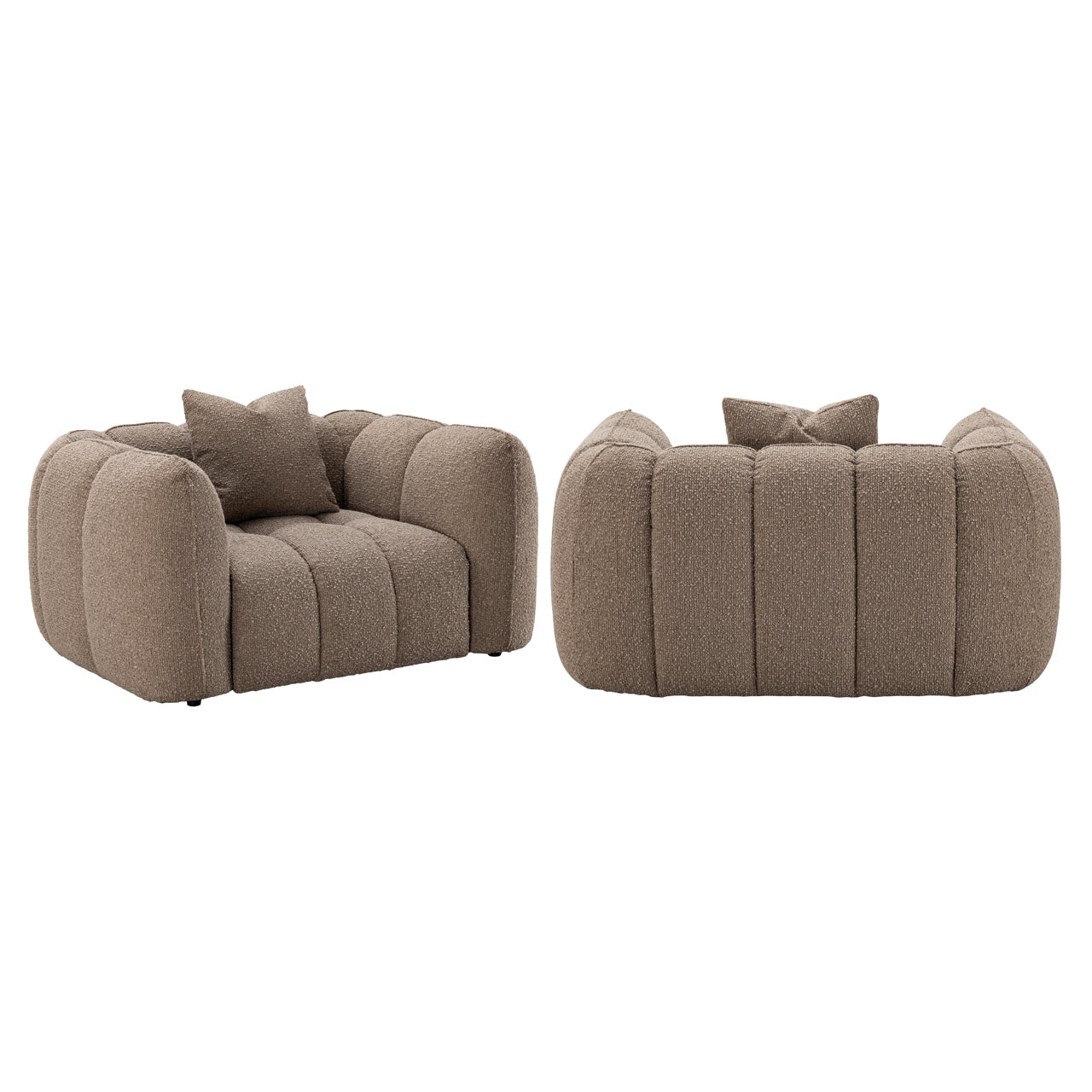 Fauteuil Hogan - Mocca chunky