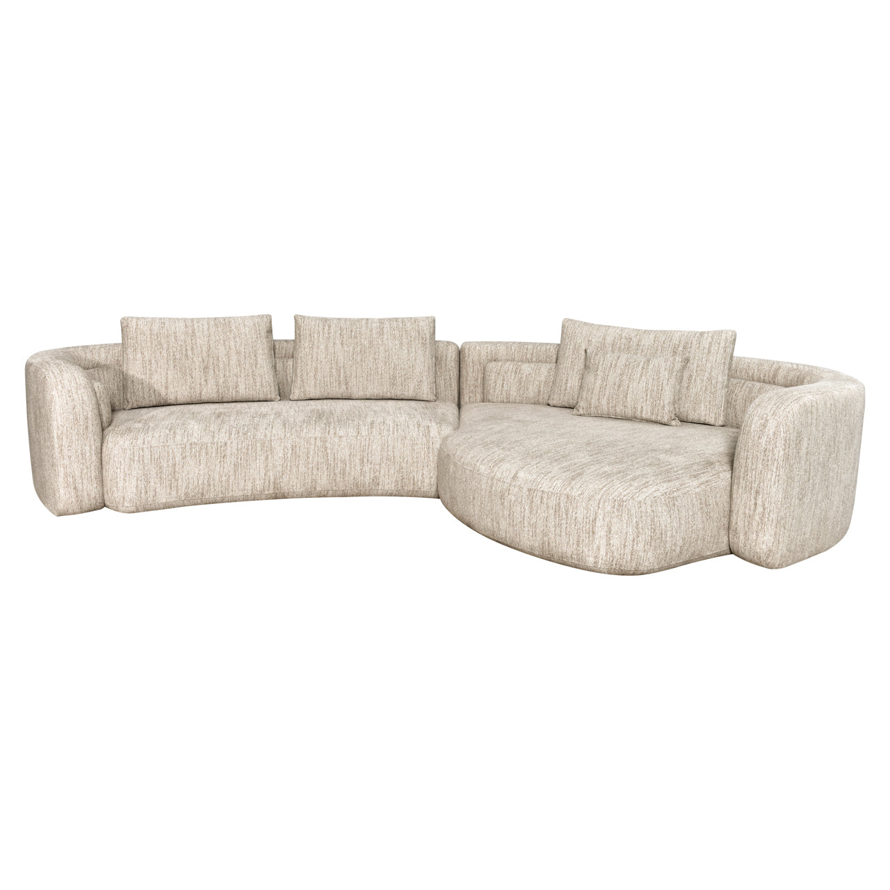 Sofa Angusto rechts - Natural softweave