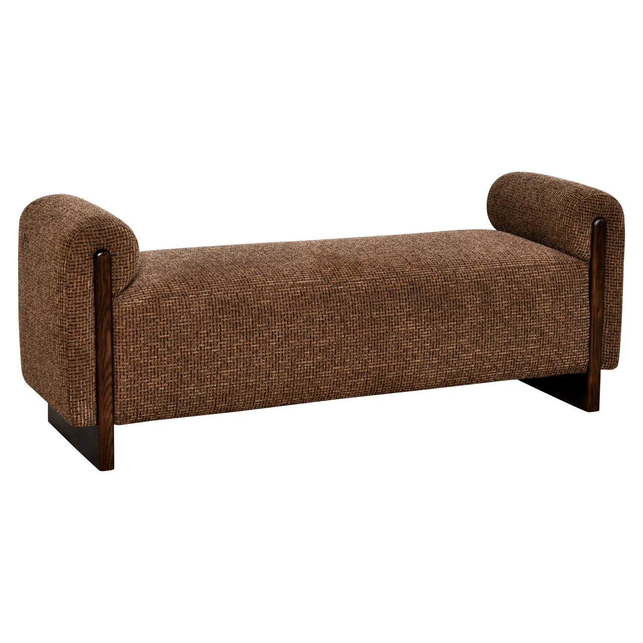 Bench Winslov - Brown blockweave