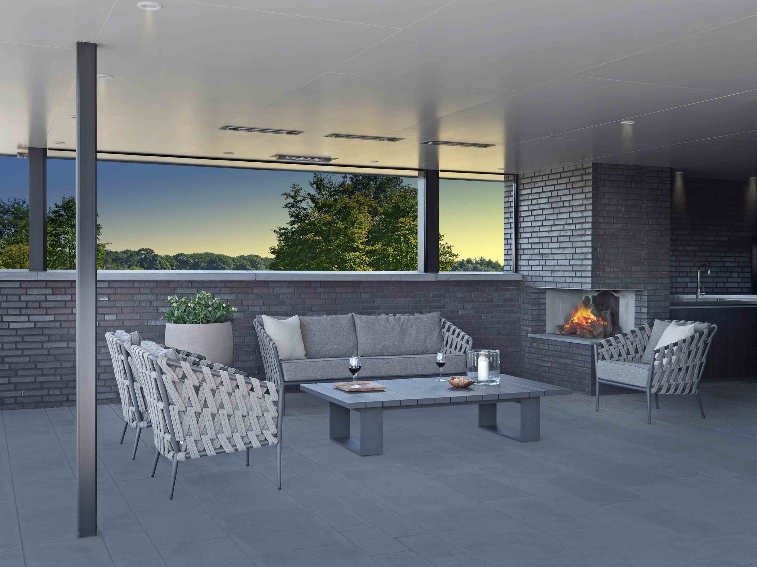 Loungestoel Tavira Slate