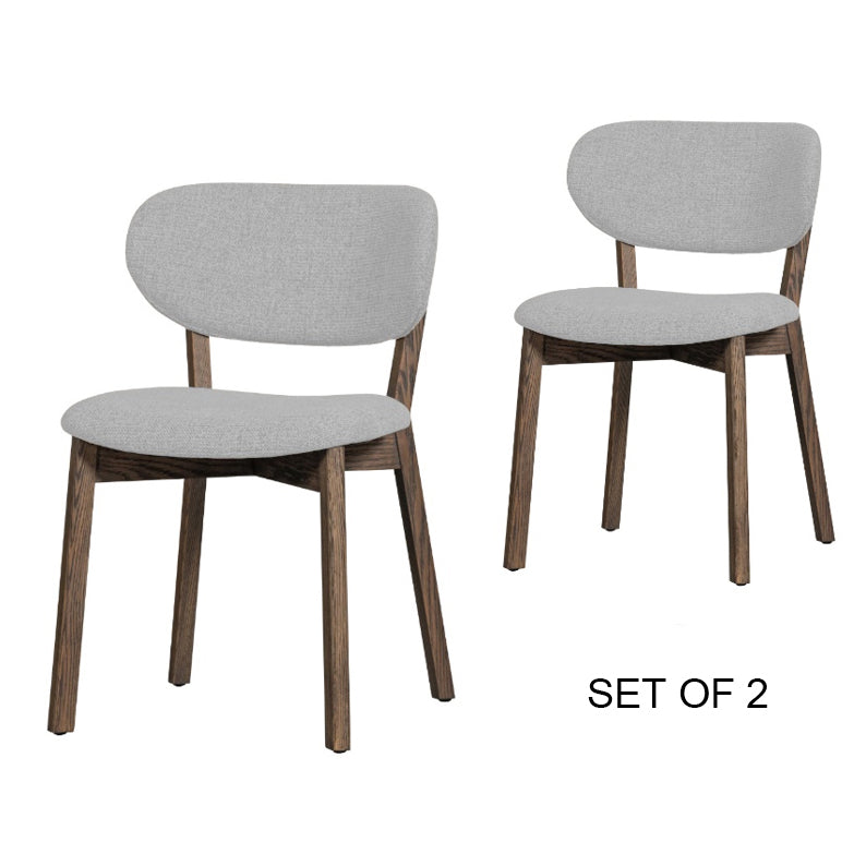 Eetkamerstoel Dean - Grey (set van 2)