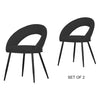 Eetkamerstoel Alex - Black (set van 2)