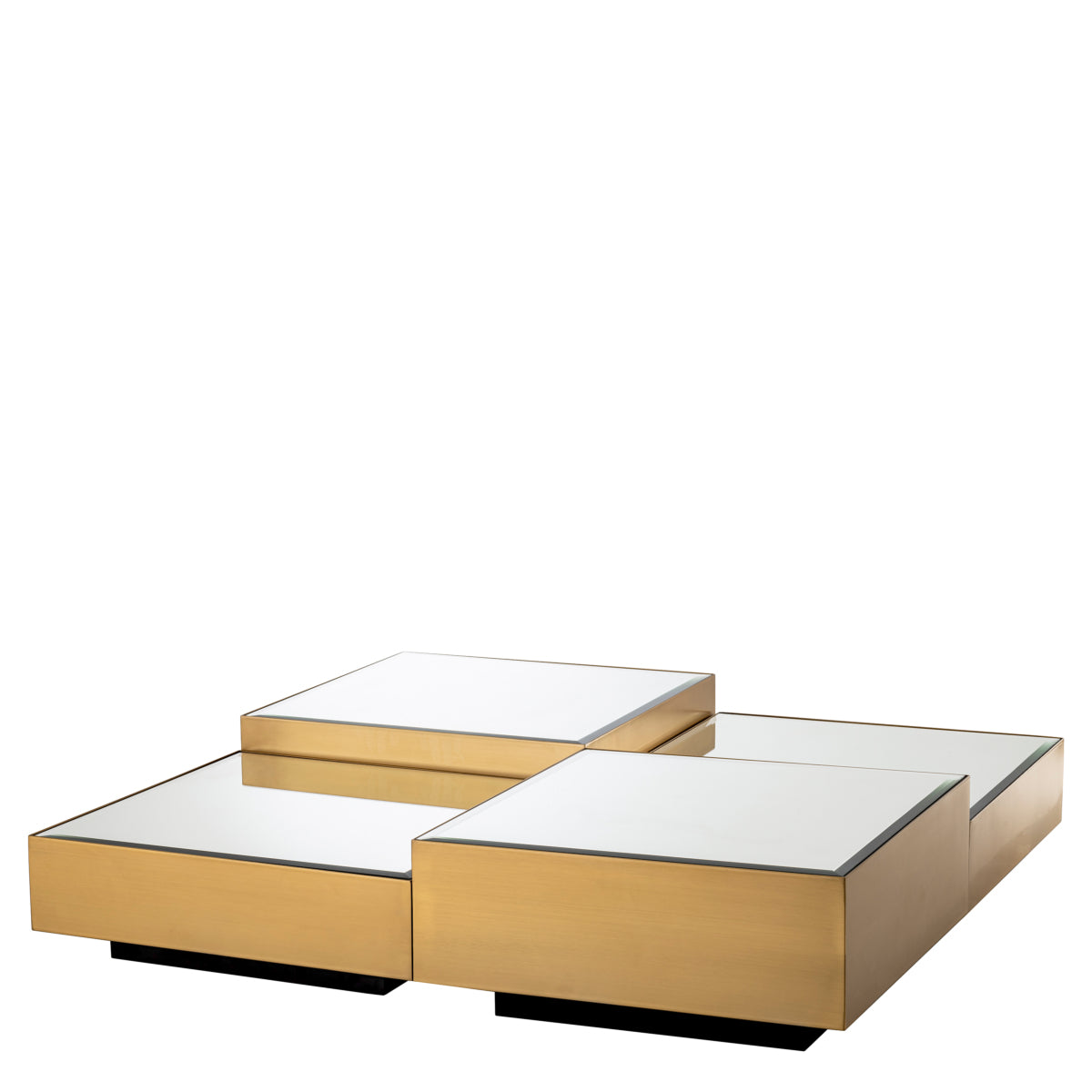 Salontafel Esposito - Mirror glass (set van 4)