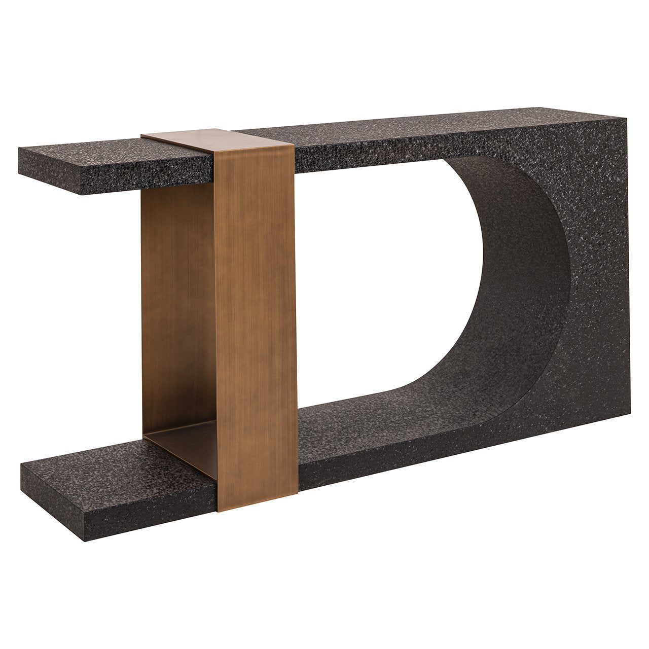 Wandtafel Bazel (Black/gold)