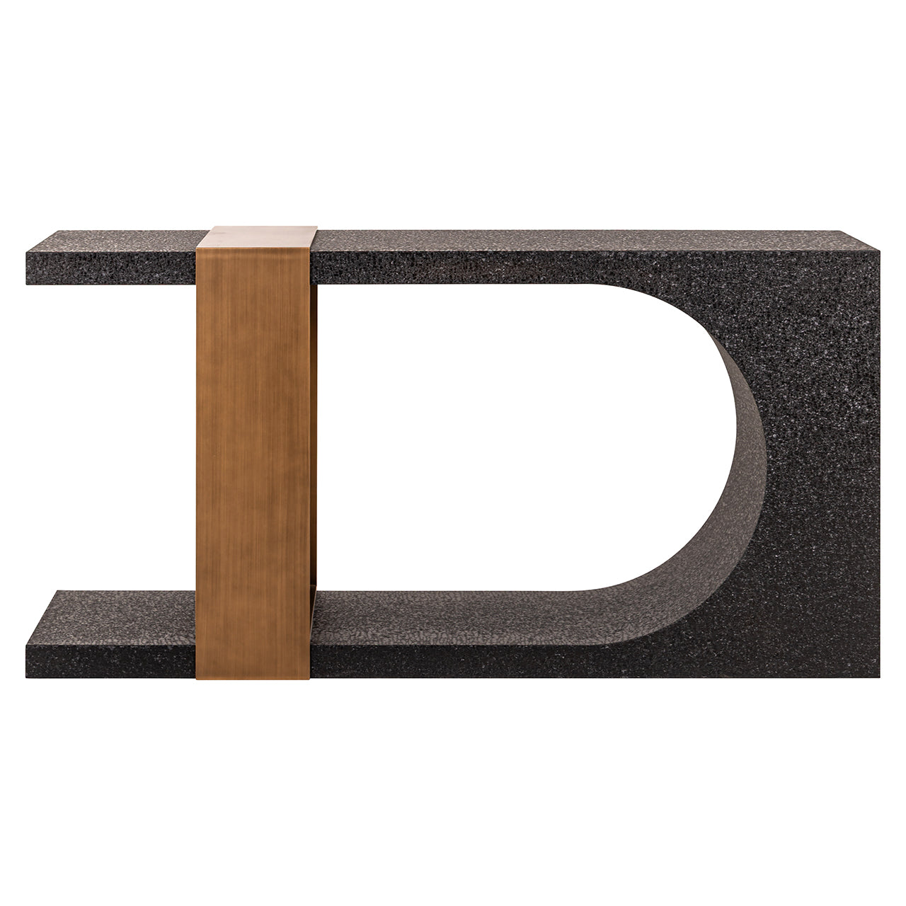 Wandtafel Bazel (Black/gold)