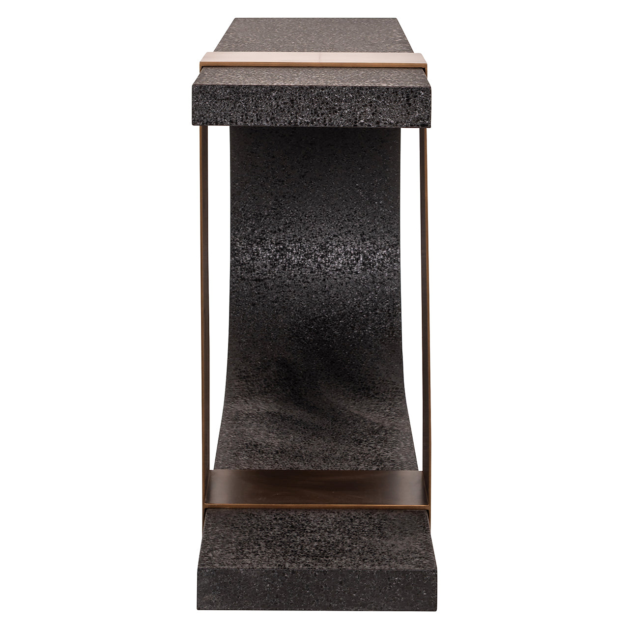 Wandtafel Bazel (Black/gold)