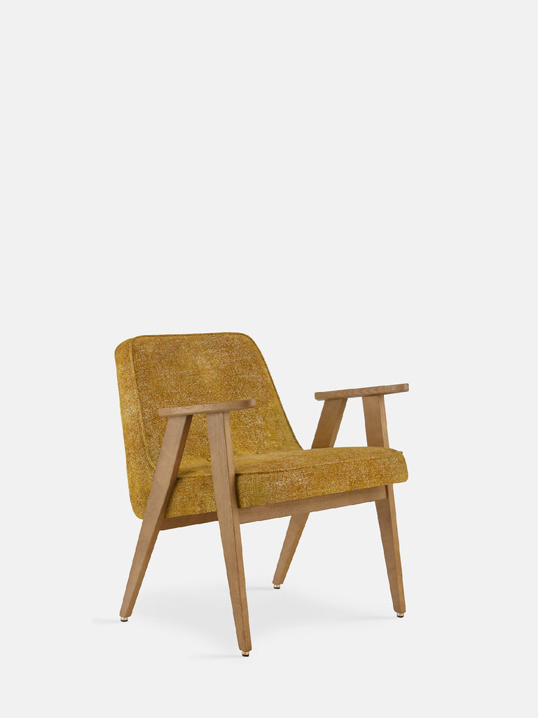 Kinderstoel 366 Marmer Mosterd Donker Hout