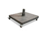 Parasolvoet Palmoli op wielen - 90 x 90 cm - 120 kg