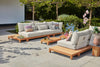 Loungeset Portofino Ibiza Style - Teak - Matt White - Soft Grey