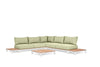 Loungeset Evora 6-delig - soft green