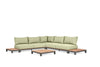 Loungeset Evora 6-delig - soft green