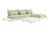 Loungeset Evora 4-delig - aluminium