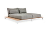 Daybed Evora - Teak - Matt white - Light anthracite