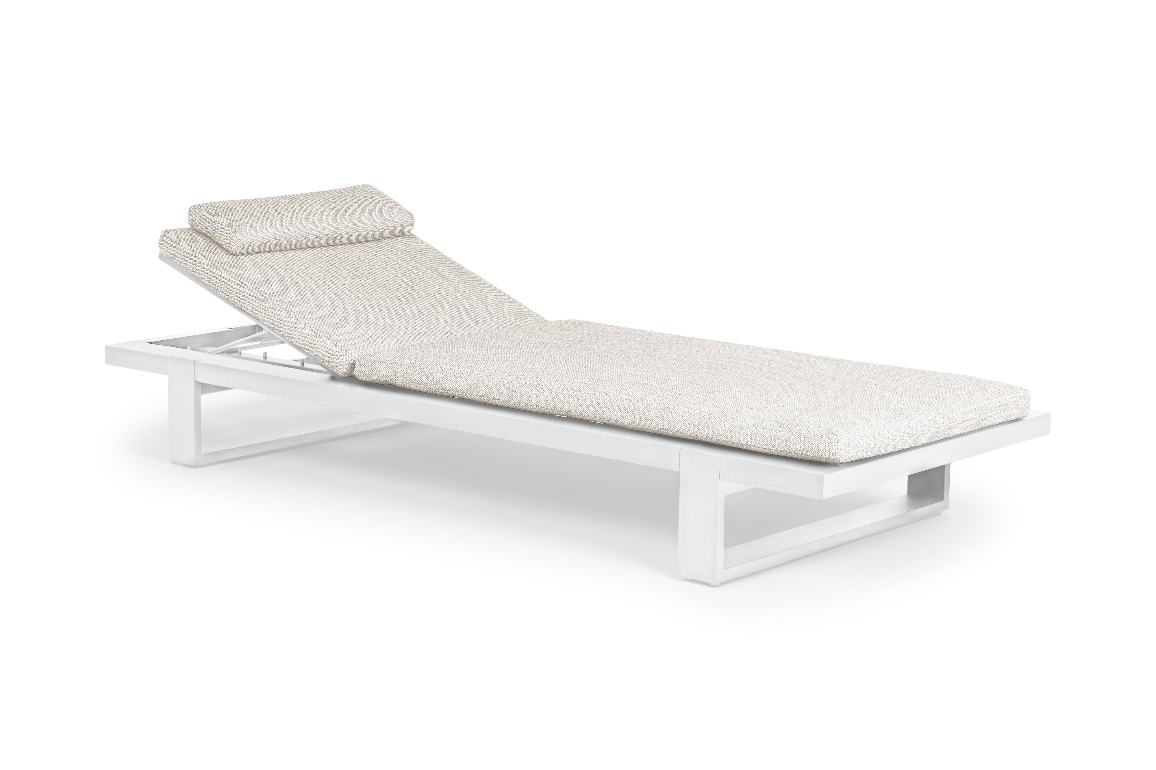 Ligbed Nardo - Matt white aluminium