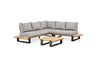 Loungeset Nardo large - Teak - Royal Grey - Light Antraciet