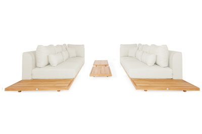 Loungeset Aspen Ibiza Style small - Teak - Natural