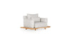 Loungestoel Bora - soft grey