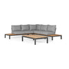 Loungeset Memphis small - Teak - Royal Grey - Antraciet