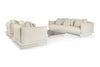 Sofaset Volar 3 + 2 - Camel Sand - Natural Gravel