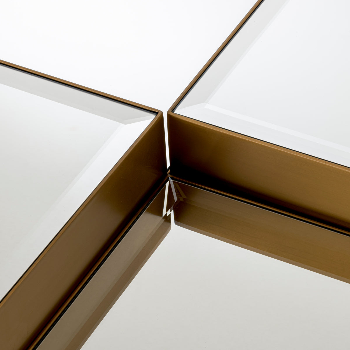 Salontafel Esposito - Mirror glass (set van 4)