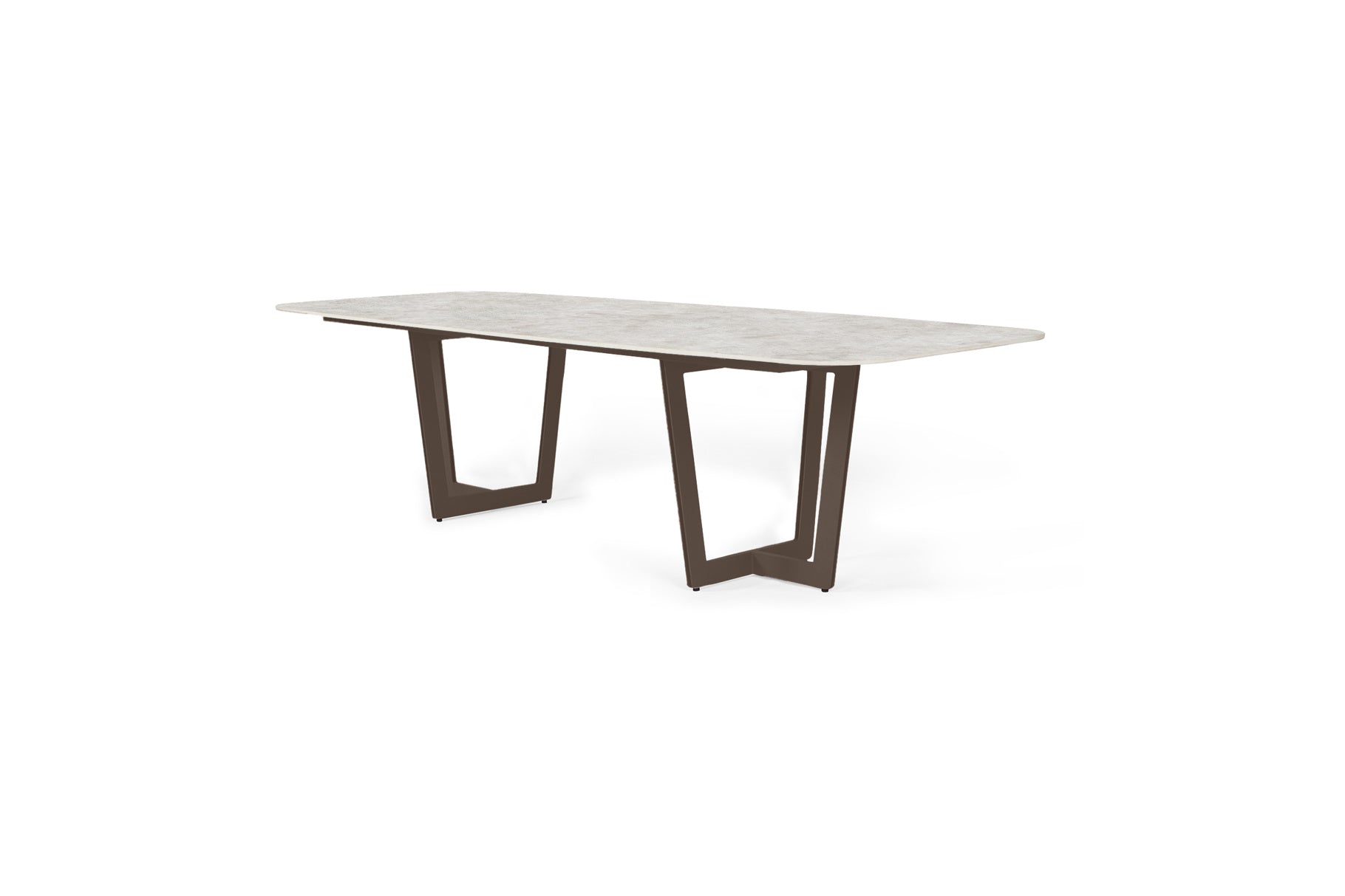 Eettafel Palermo - 280x116 - Brons - Neolith stone grey