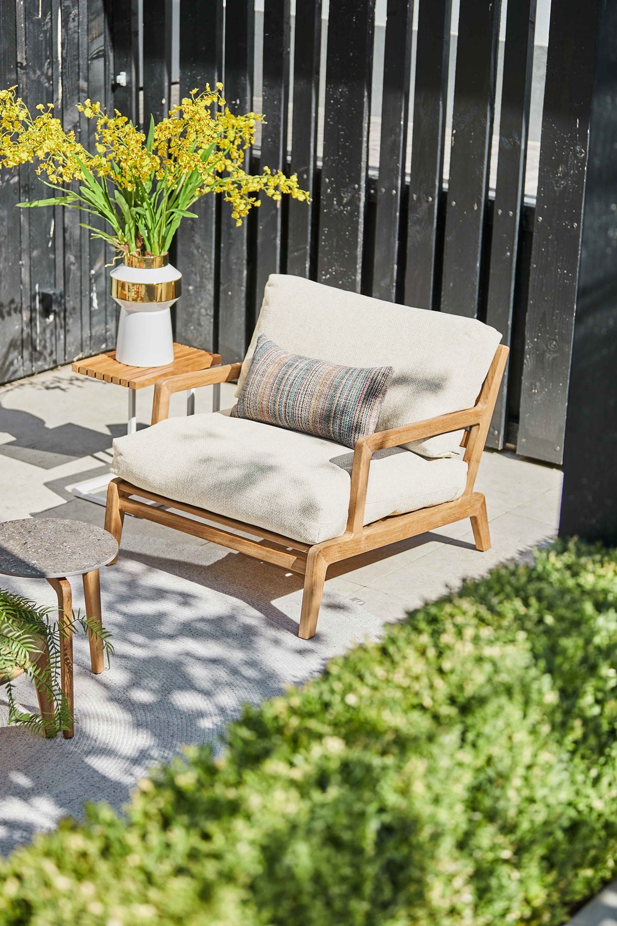 Loungestoel Termoli - natural