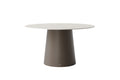 Tuintafel Sorolo - Ø140 - Brons - Neolith terrazzo light taupe