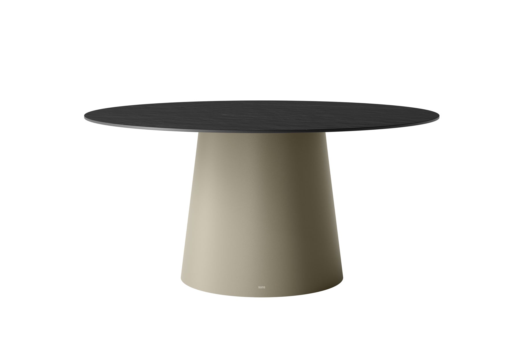 Tuintafel Sorolo - Ø160 - Champagne - Neoltih black