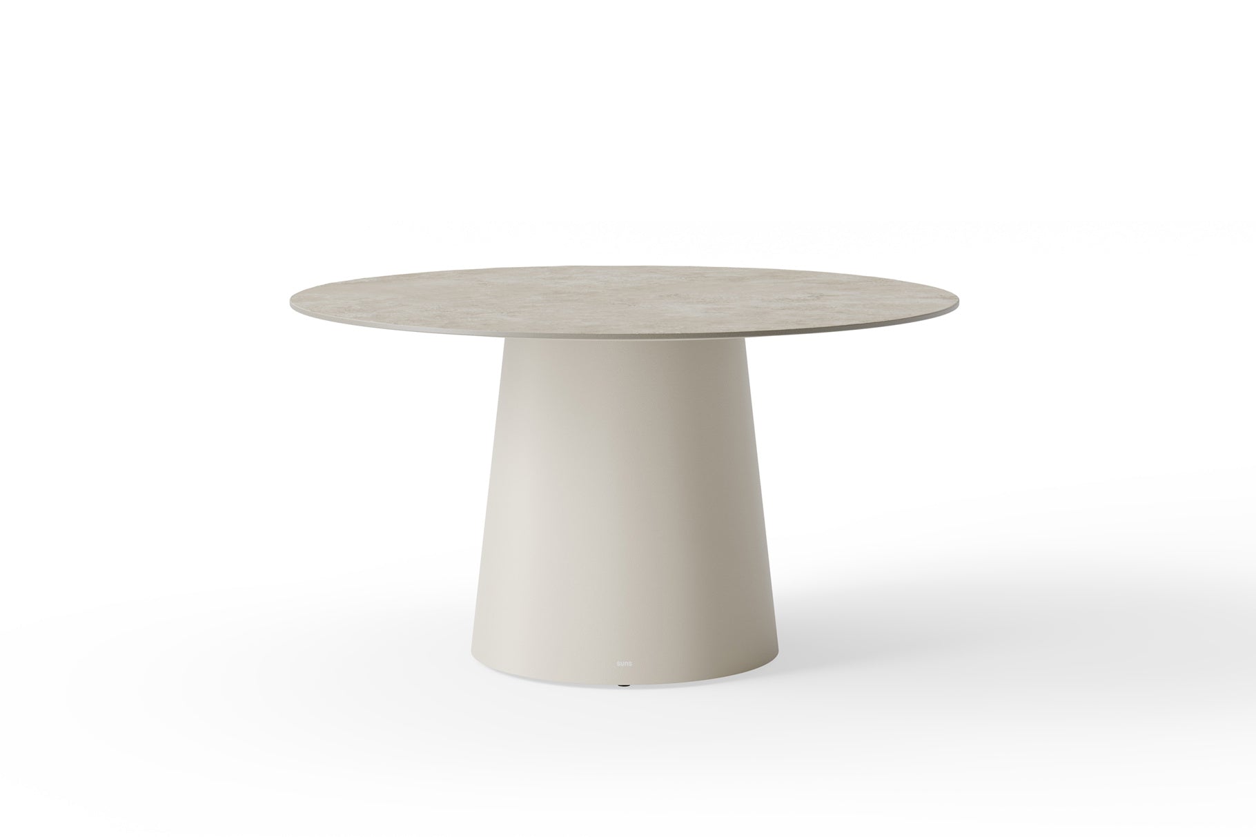Tuintafel Sorolo - Ø160 - Camel sand - Neolith stone grey