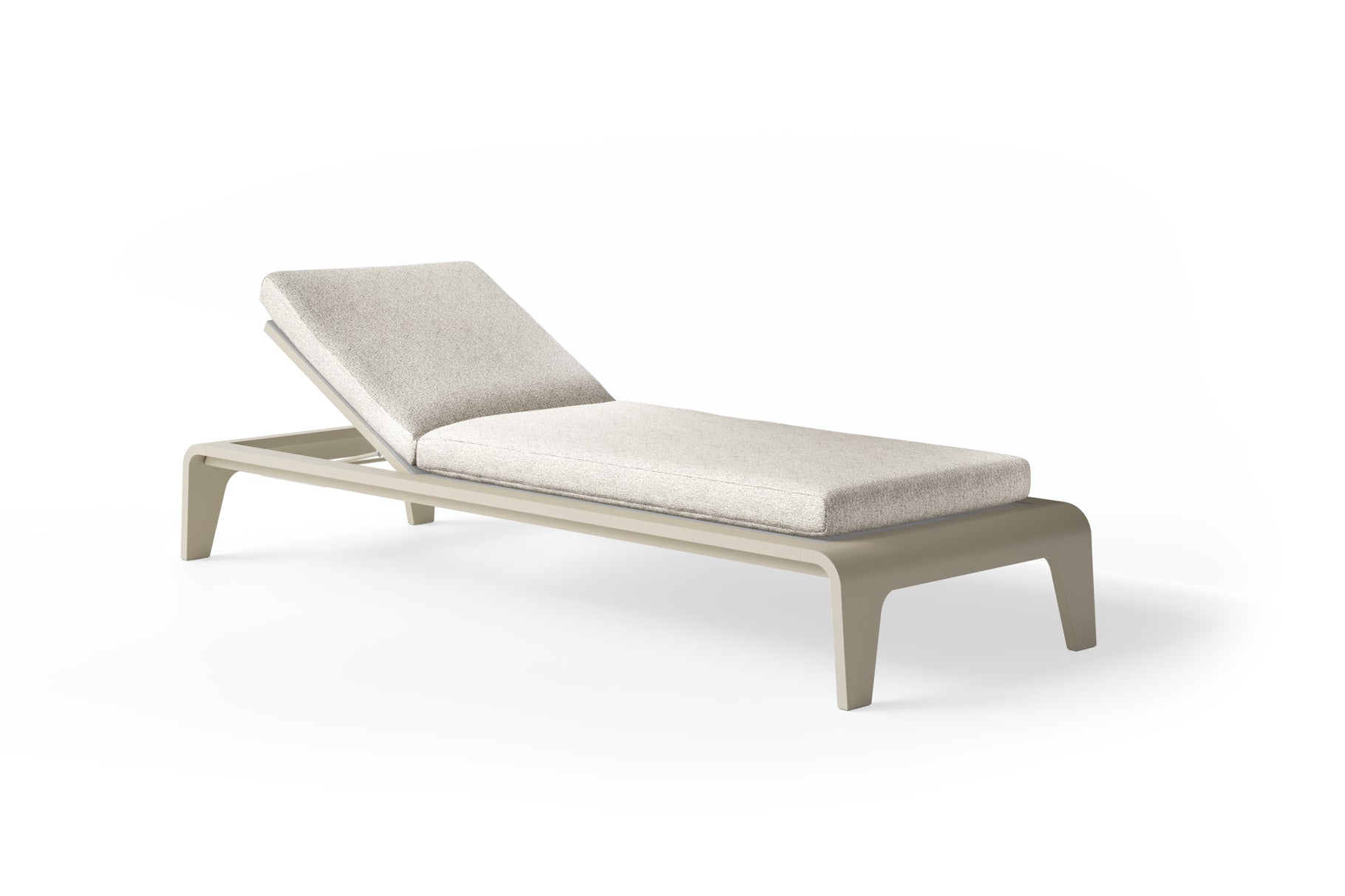 Ligbed Basta - Champagne - Seashell bouclé