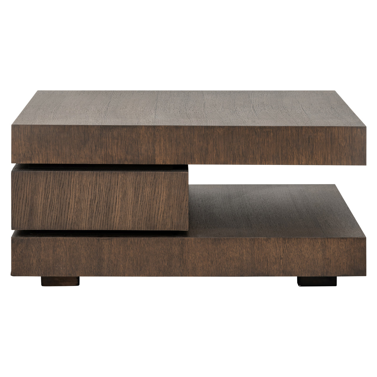 Salontafel Oakura blok C - Bruin