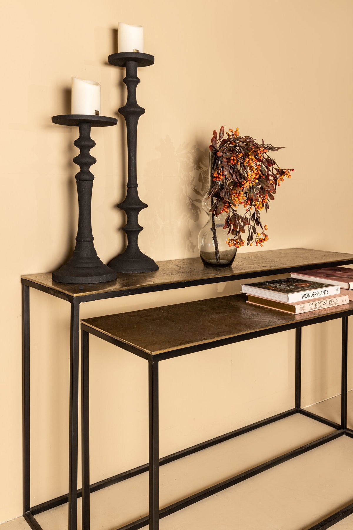Consoletafel Kae Gold (set van 2)