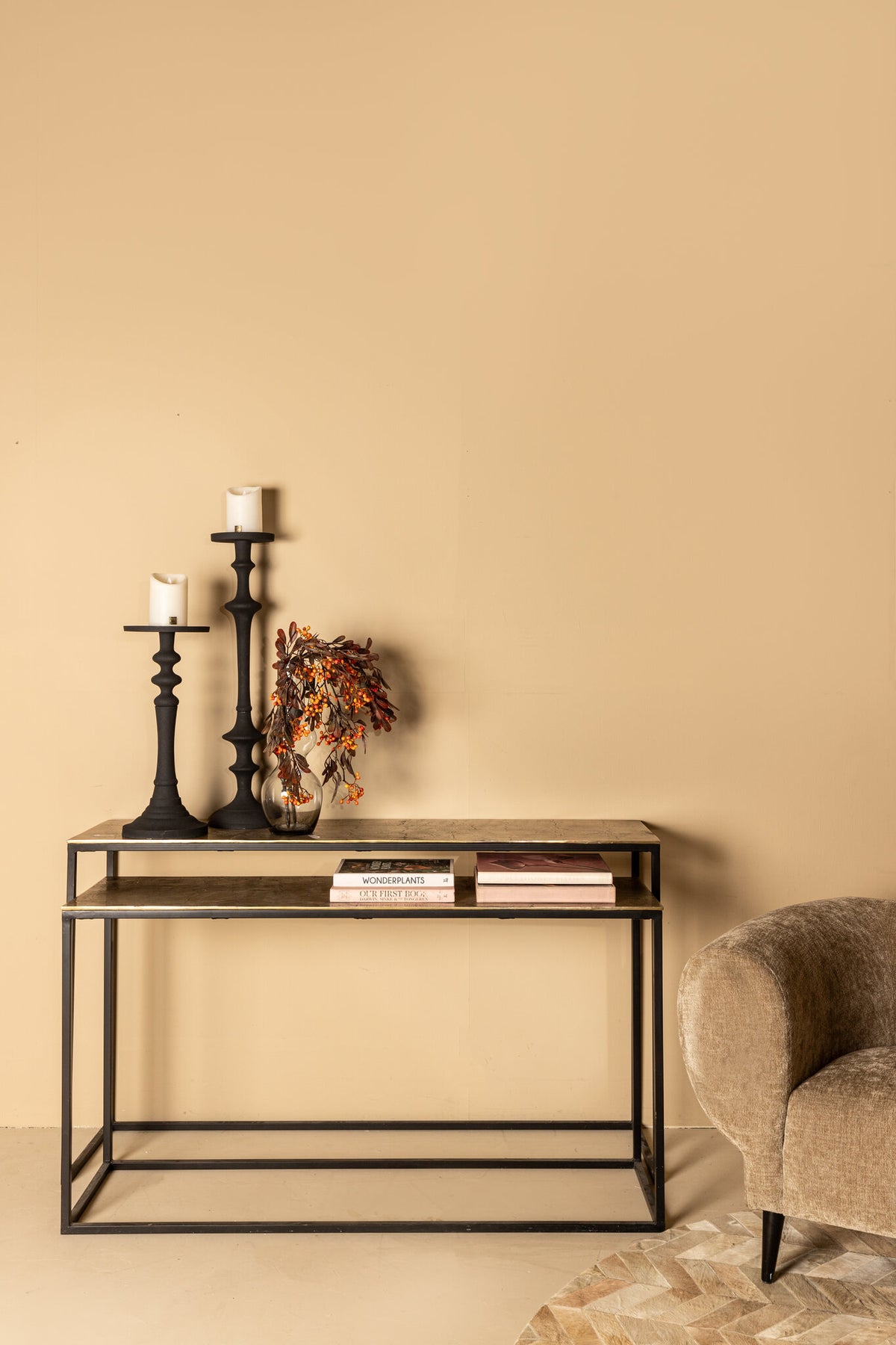 Consoletafel Kae Gold (set van 2)