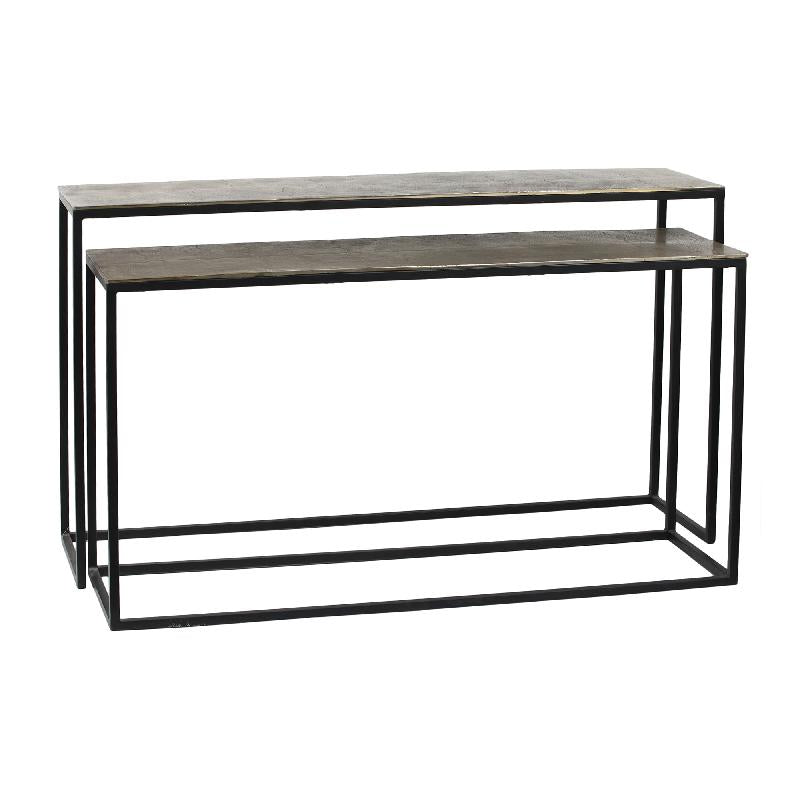 Consoletafel Kae Gold (set van 2)