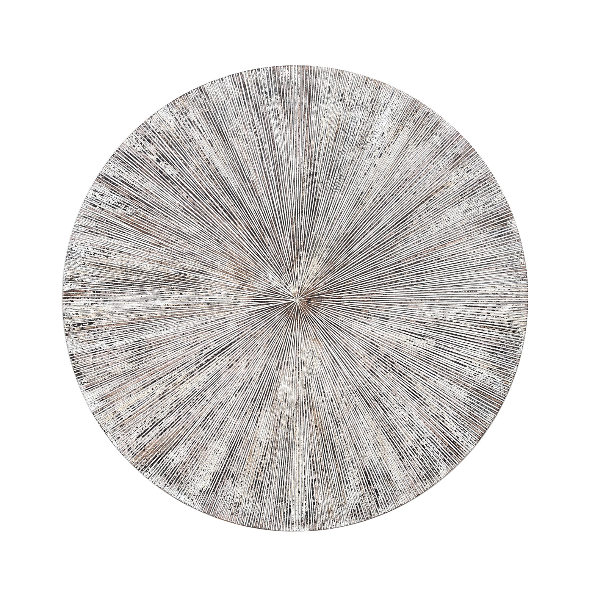 Wanddecoratie Zapp - Wit - Rond - L