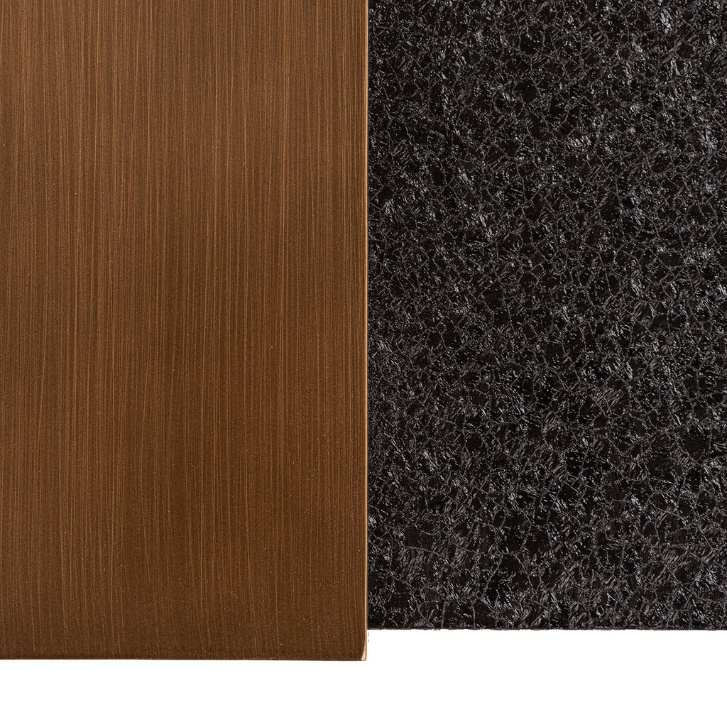 Wandtafel Bazel (Black/gold)