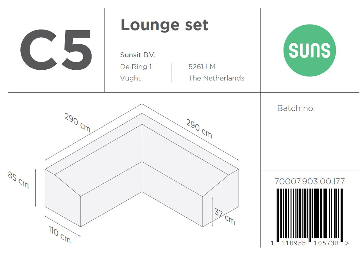 Beschermhoes - Cover C5