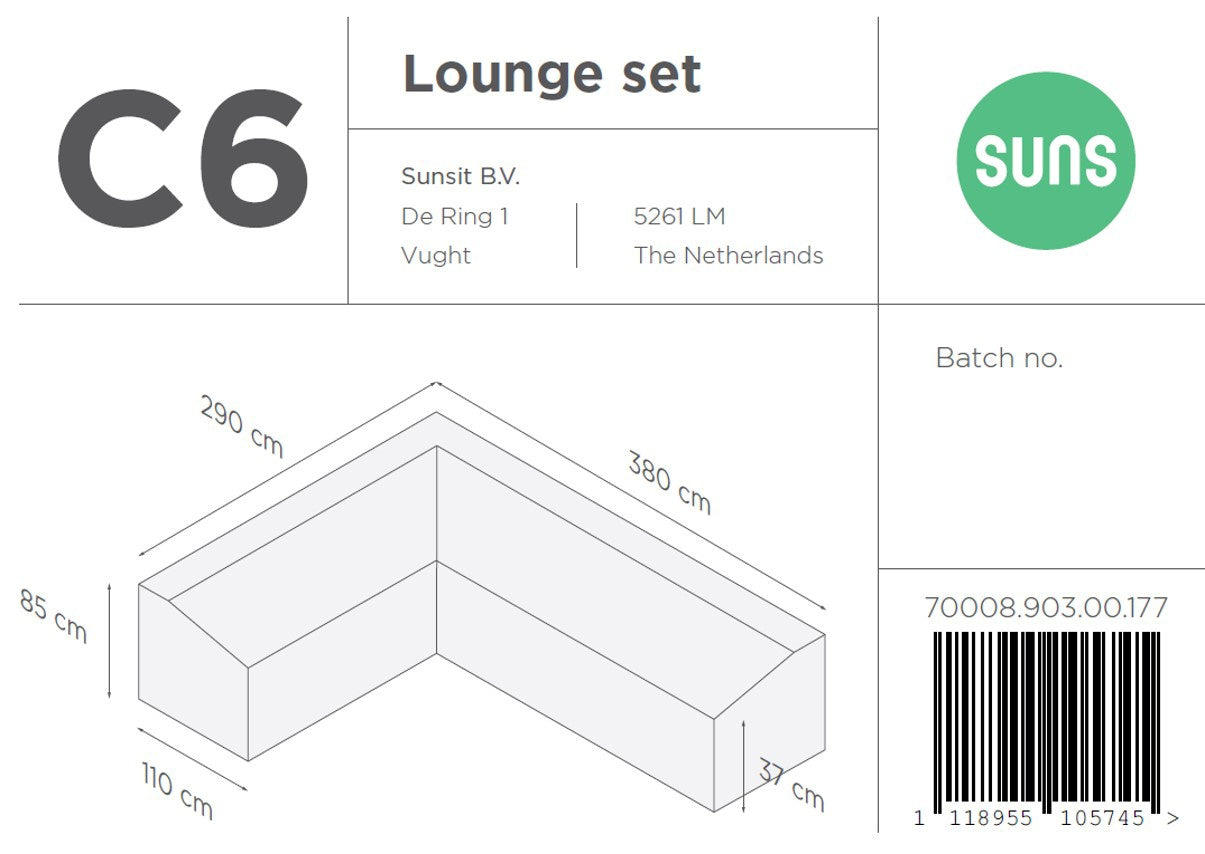 Beschermhoes - Cover C6